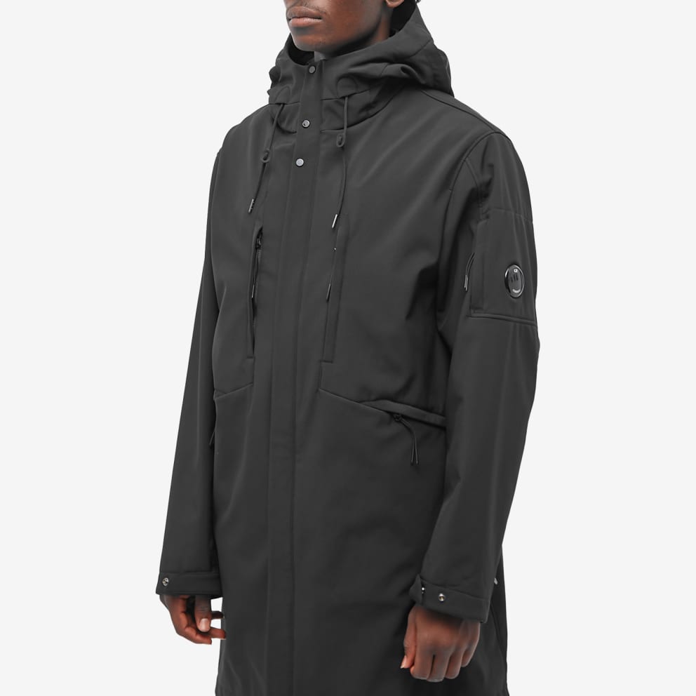 Cp Company Shell-R A/W Hooded Parka In Black