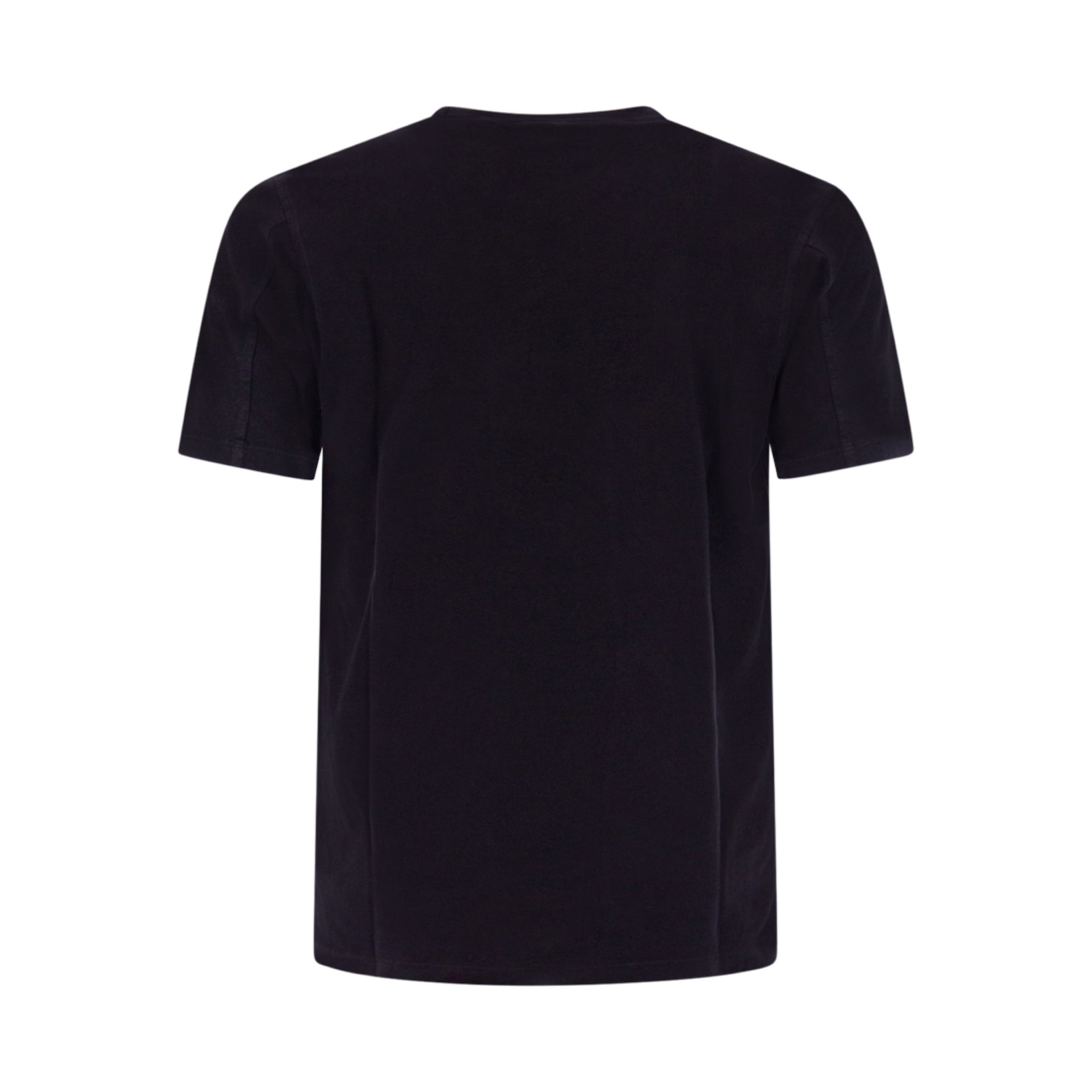 Cp Company Resist Dyed Small Logo T-Shirt In Black