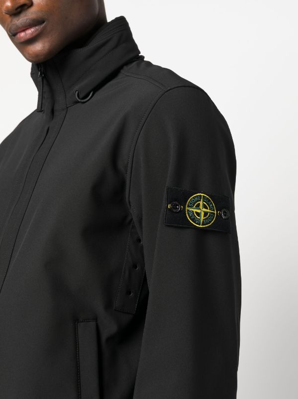 Stone Island A/W Soft Shell-R E.Dye Jacket Black