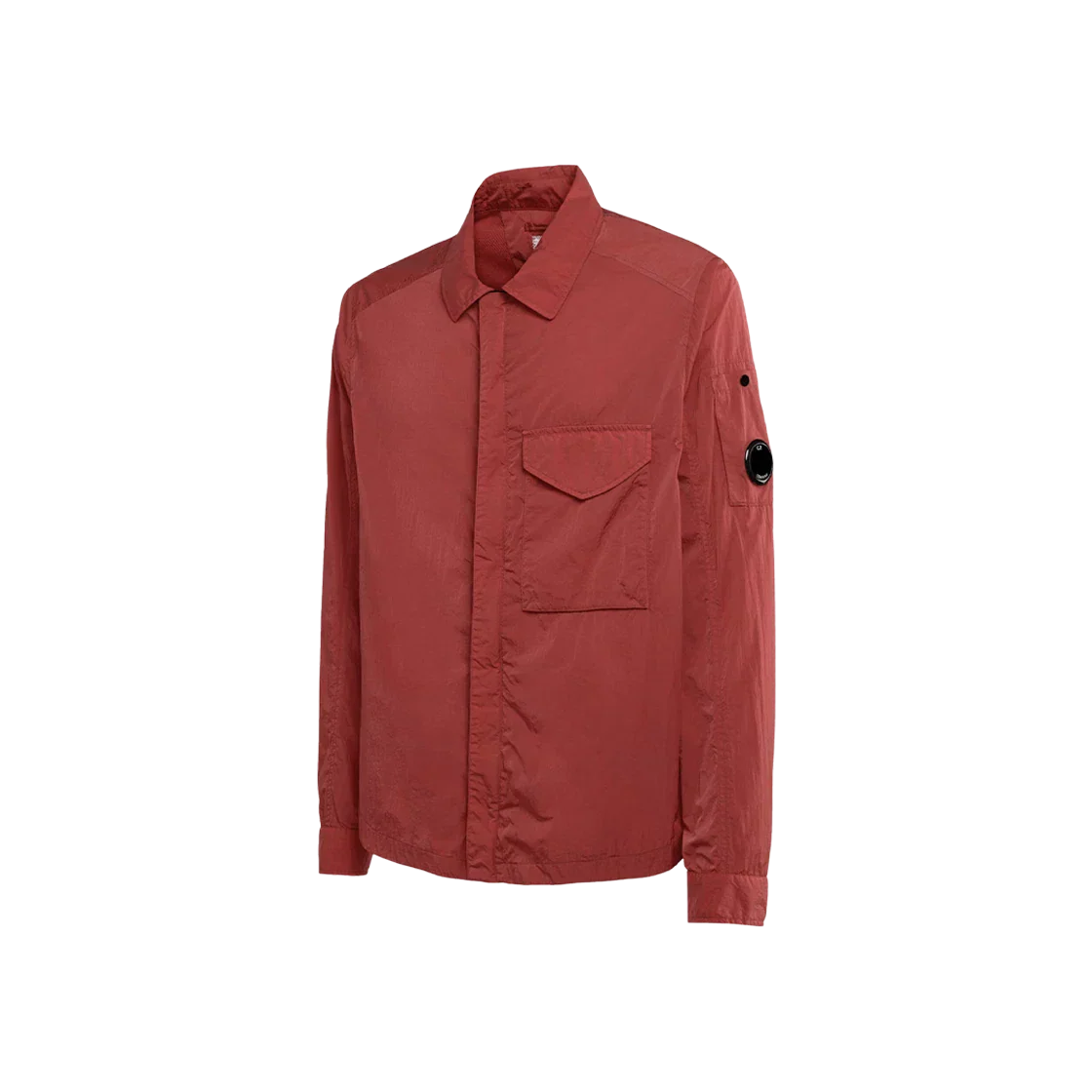 Cp Company Chrome-R Overshirt In 041A Red