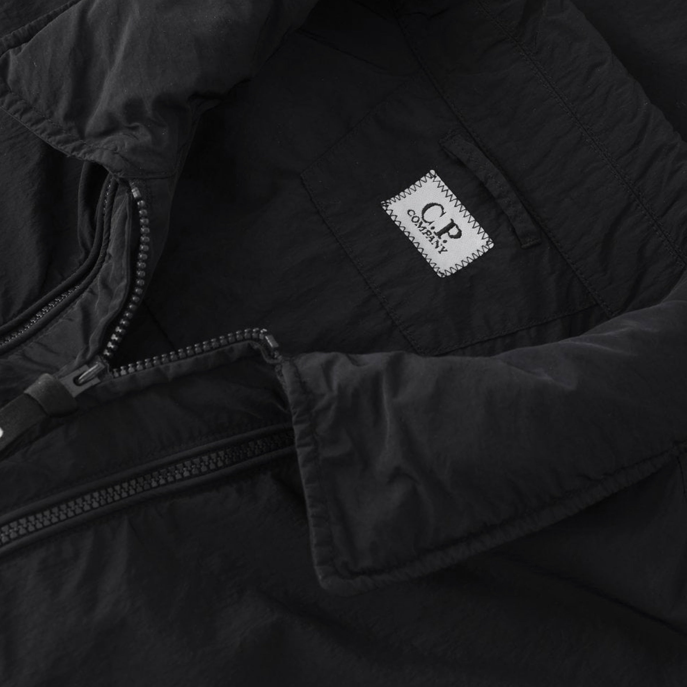 Cp Company Chrome-R Lens Overshirt in Black