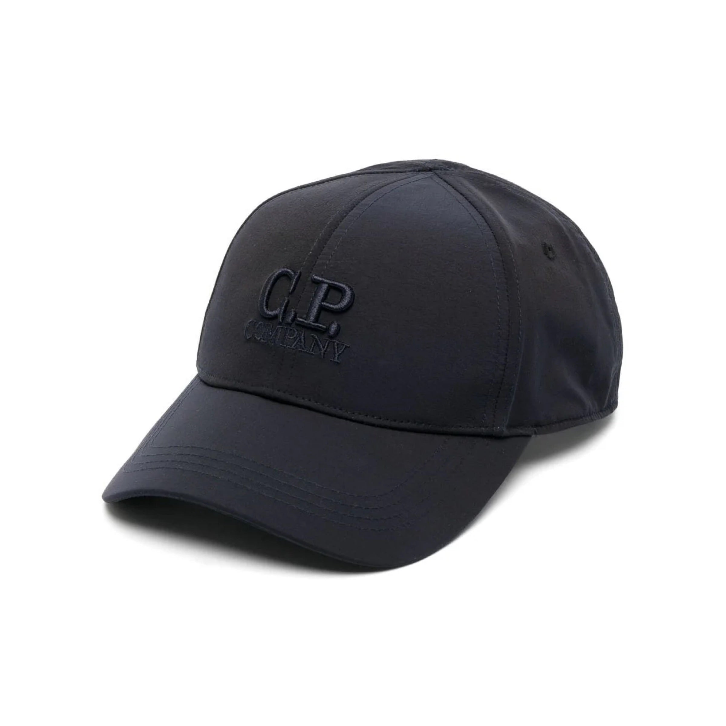 Cp Company Chrome-R Logo Baseball Cap in Navy