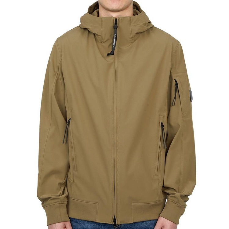 Cp Company Lens S/S Soft Shell Jacket Lead Grey