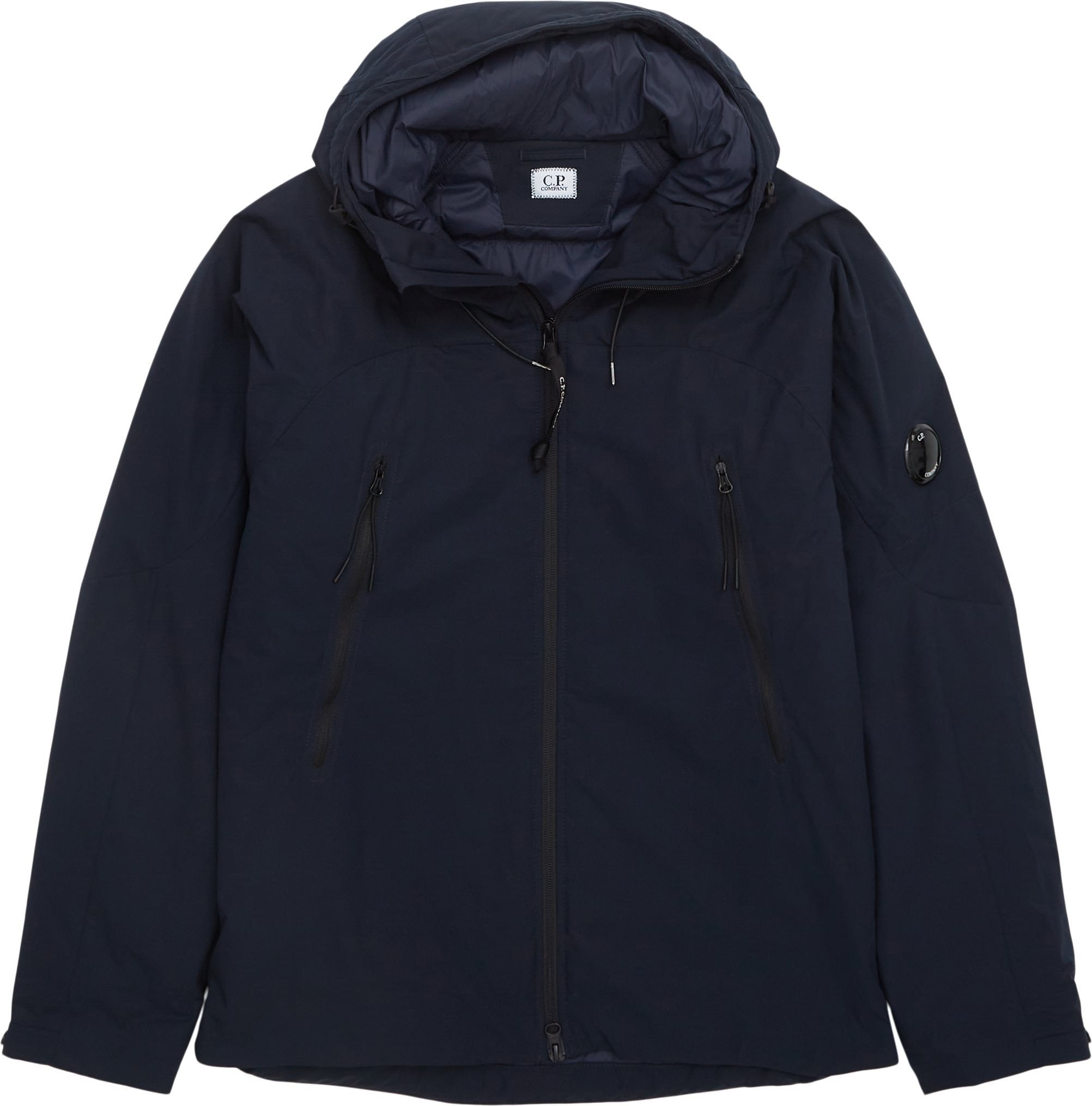 Cp Company Padded A/W Pro-Tek Hooded Jacket in Navy