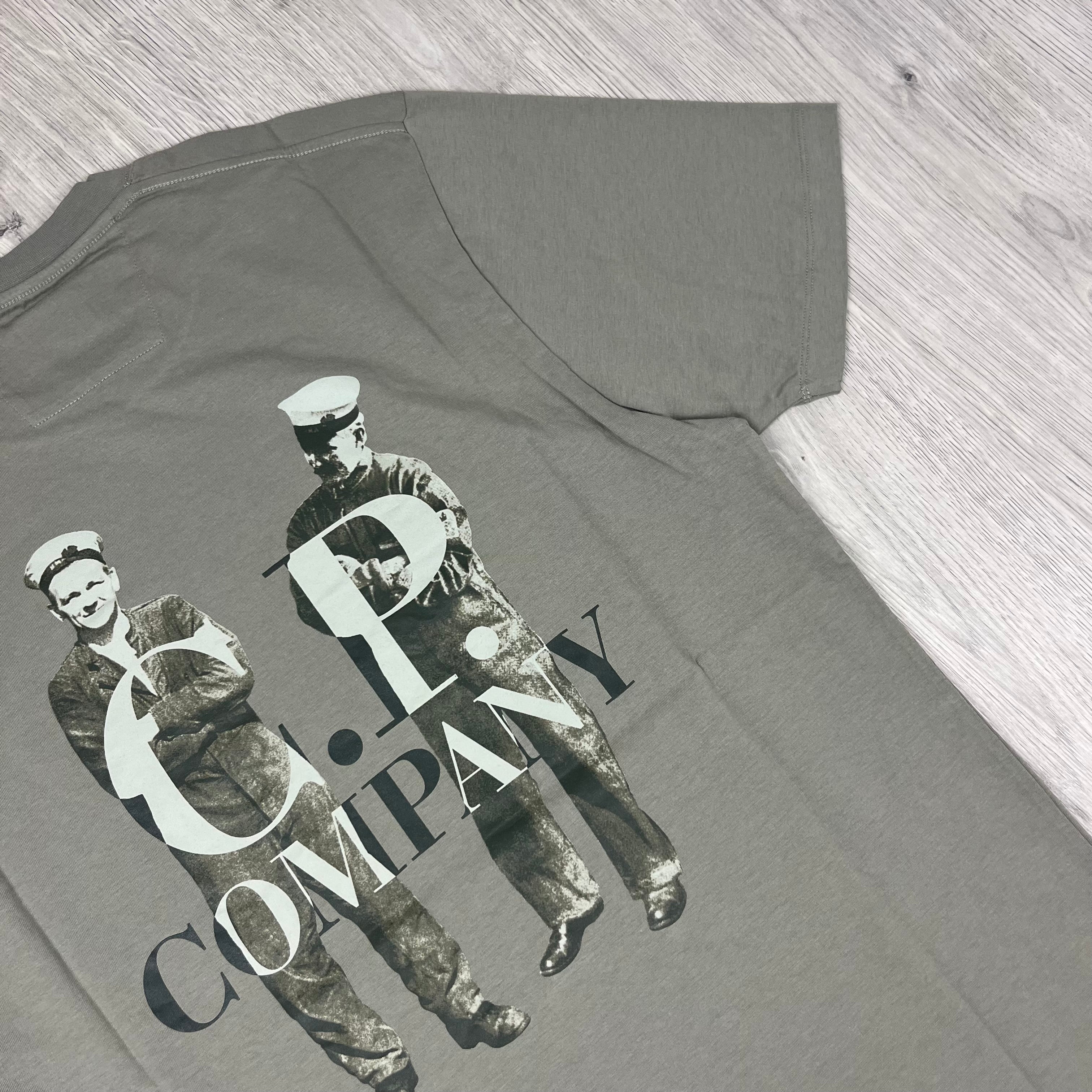 CP Company Sailor T-Shirt - Fungi Grey