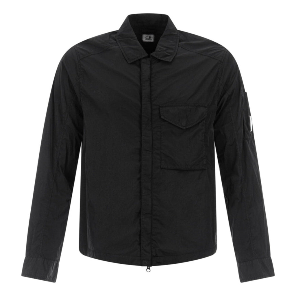 Cp Company 041A Chrome-R Overshirt In Black
