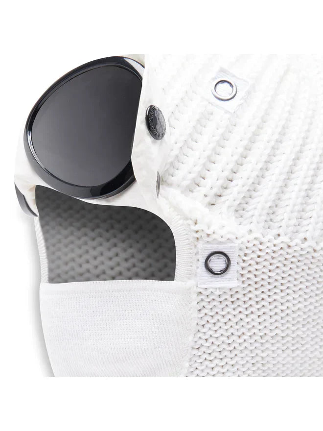 Cp Company Goggle Balaclava in White