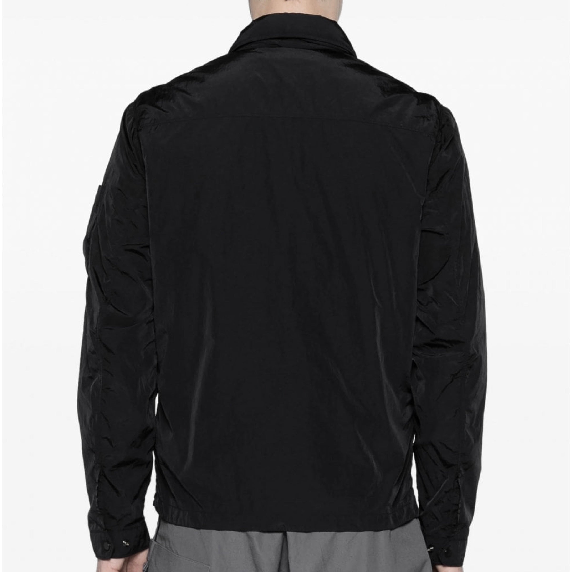 Cp Company Chrome-R Lens Overshirt in Black