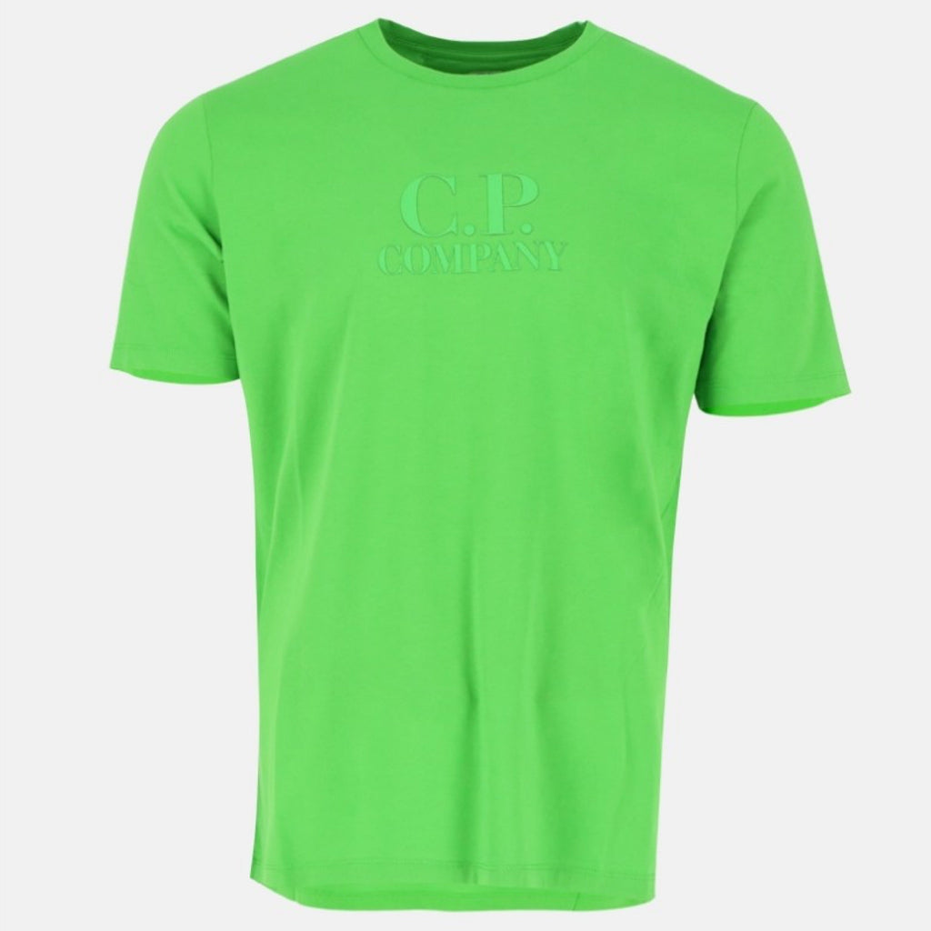 Cp Company Tonal Logo T-Shirt 119A In Green