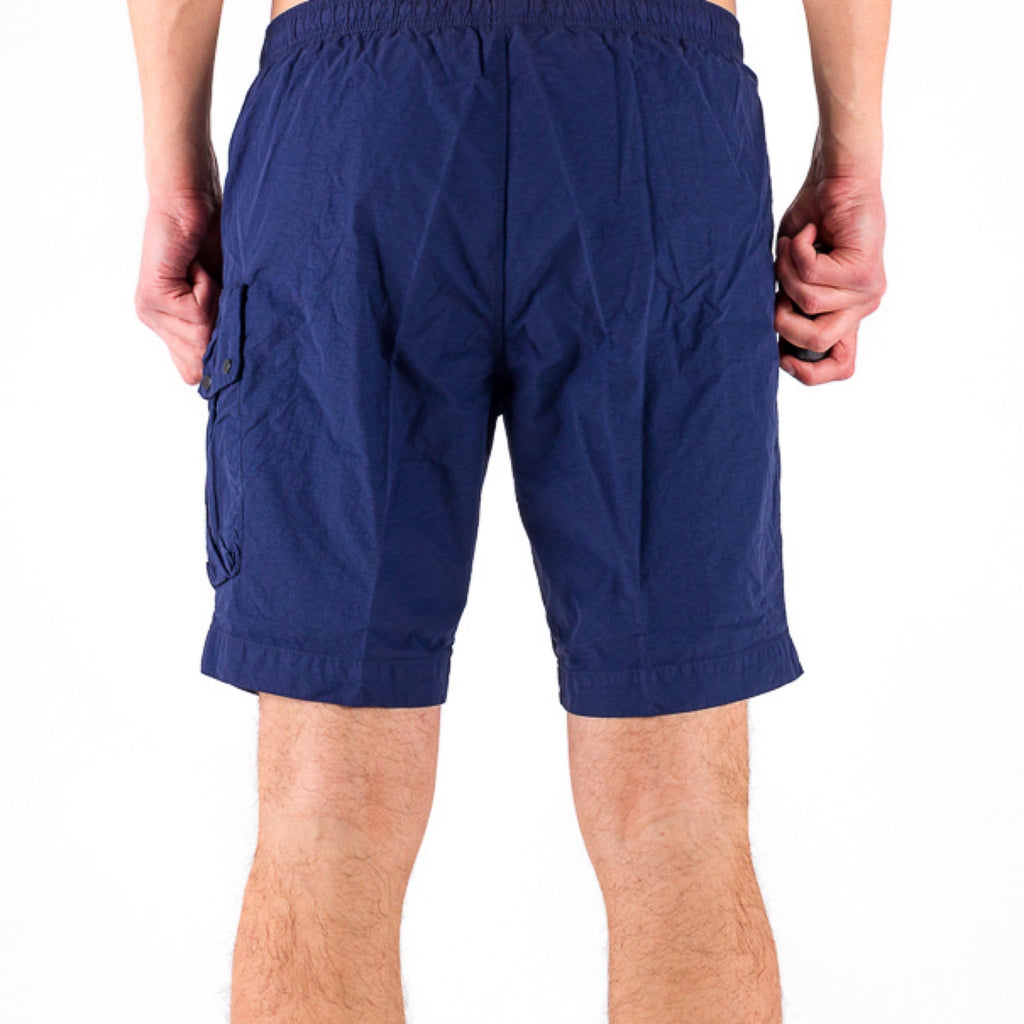 Cp Company Lens Flatt Nylon Swim Shorts In Medieval Blue