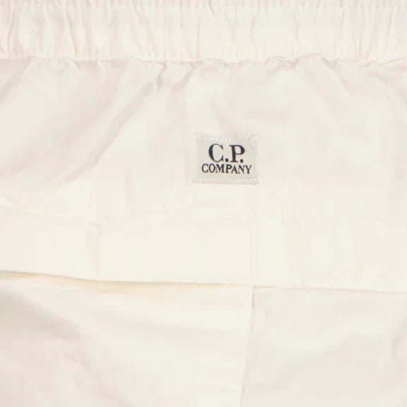 Cp Company Twill Stretch Lens Cargo Pants in White