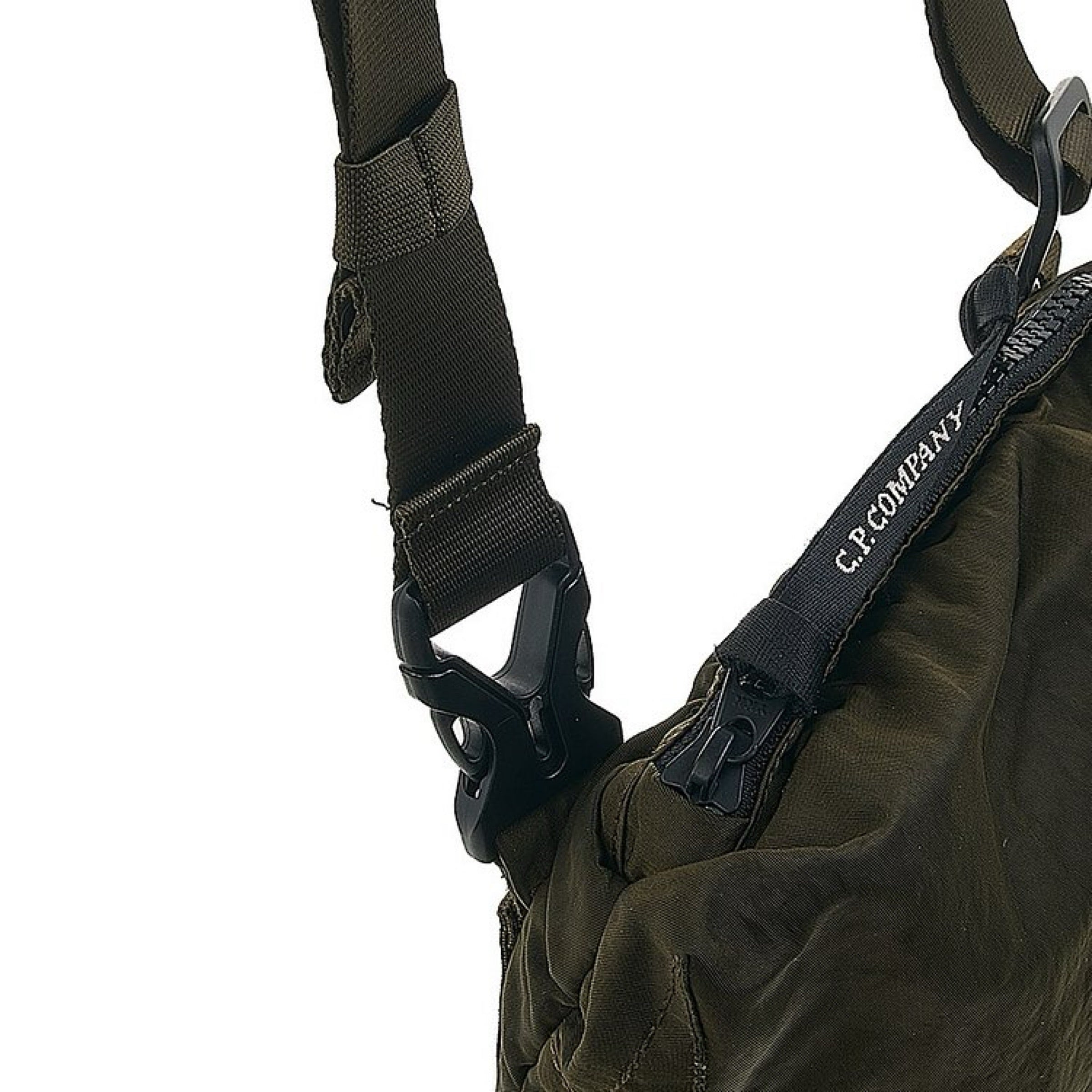 Cp Company Nylon B Crossbody Bag in Ivy Green