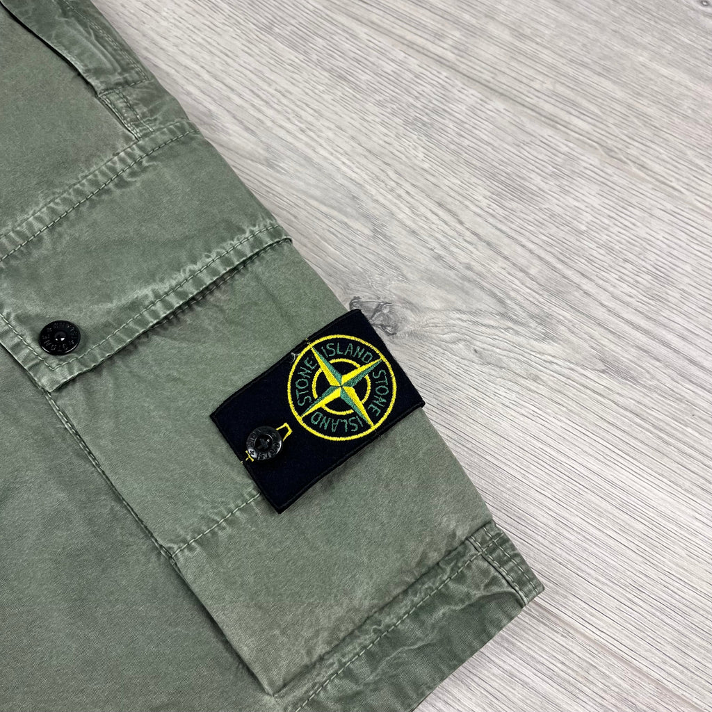 Stone Island Cargo Shorts - Musk Green