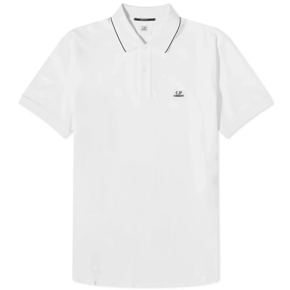 Cp Company 097A Regular Fit Polo Shirt in White