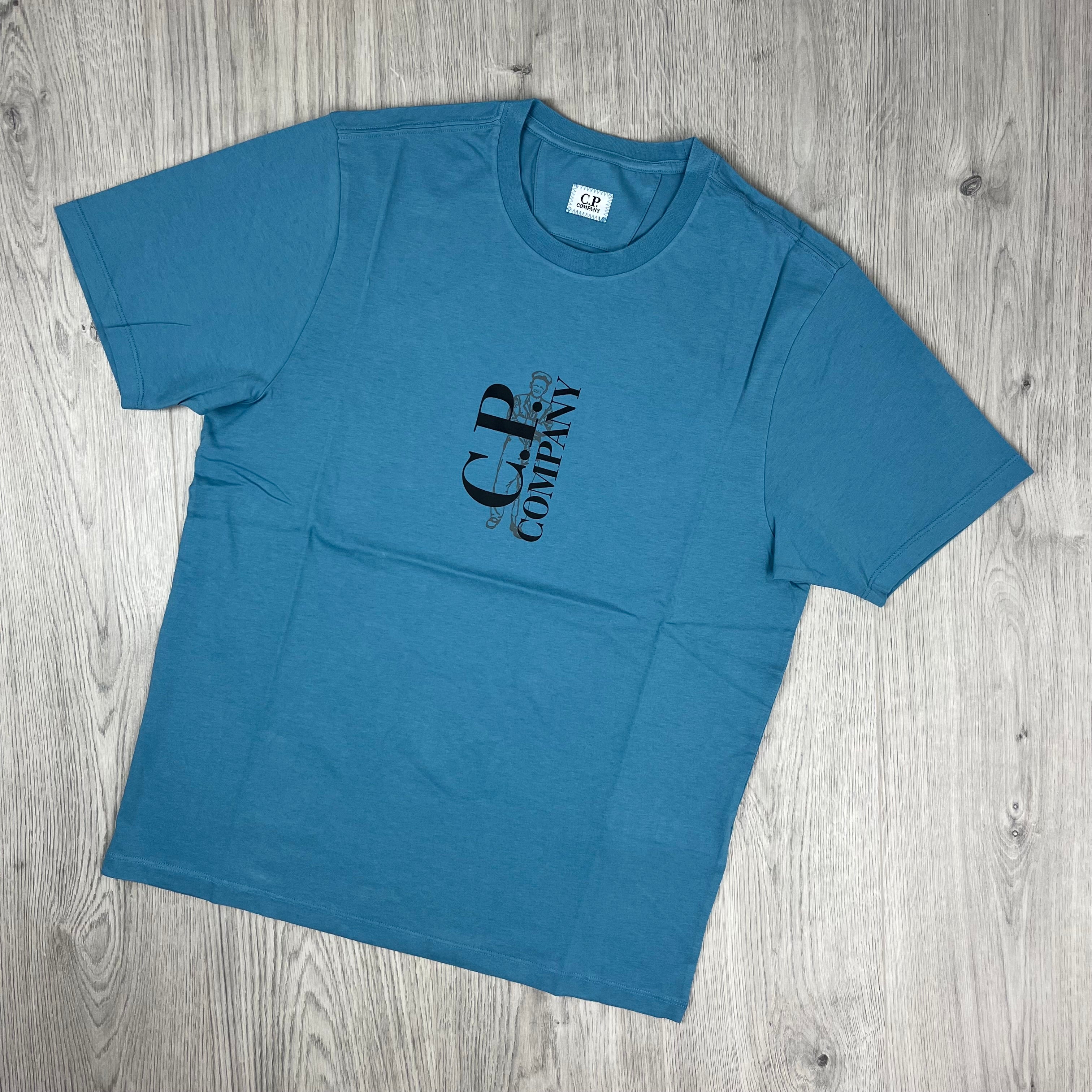 CP Company Sailor T-Shirt - Aegean Blue
