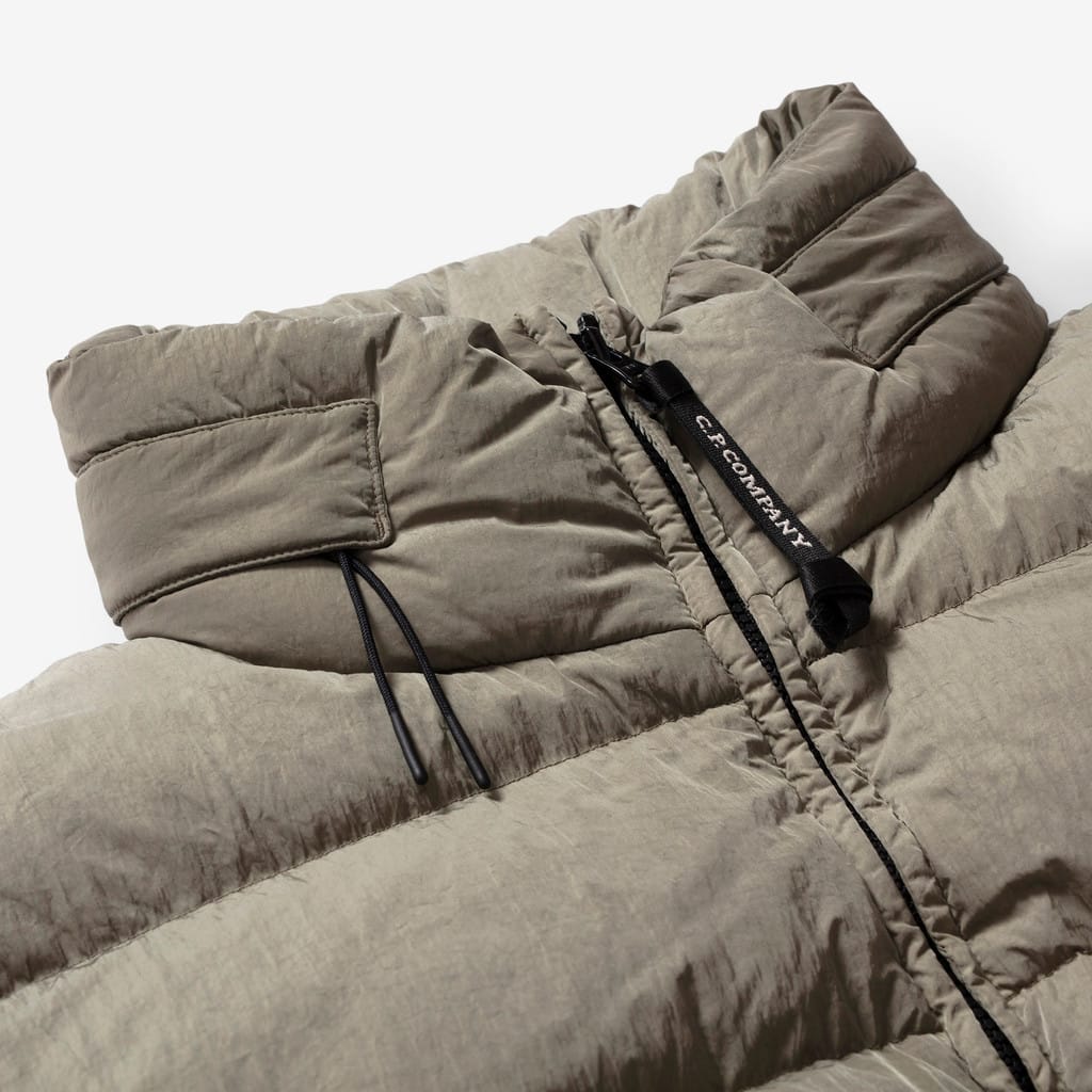 Cp Company Chrome R Padded Down Jacket in Silver Sage