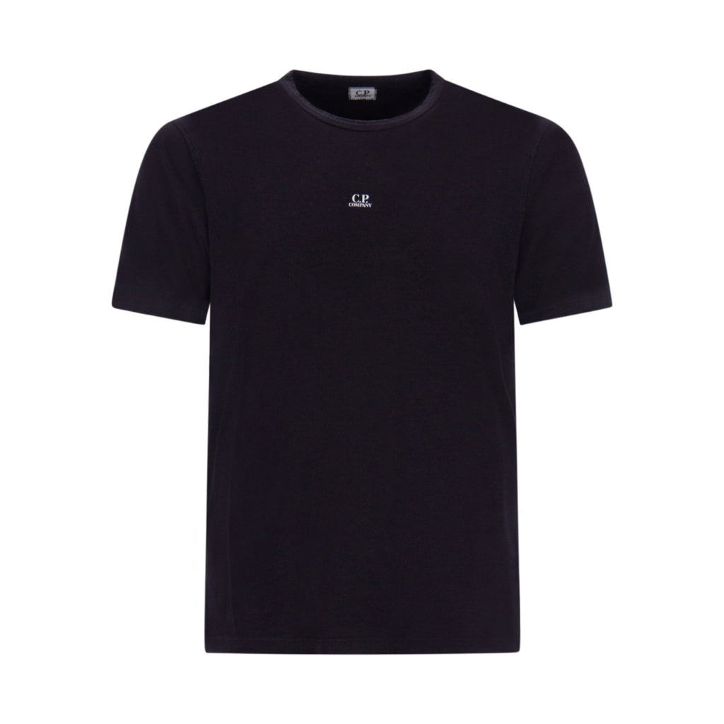 Cp Company Resist Dyed Small Logo T-Shirt In Black