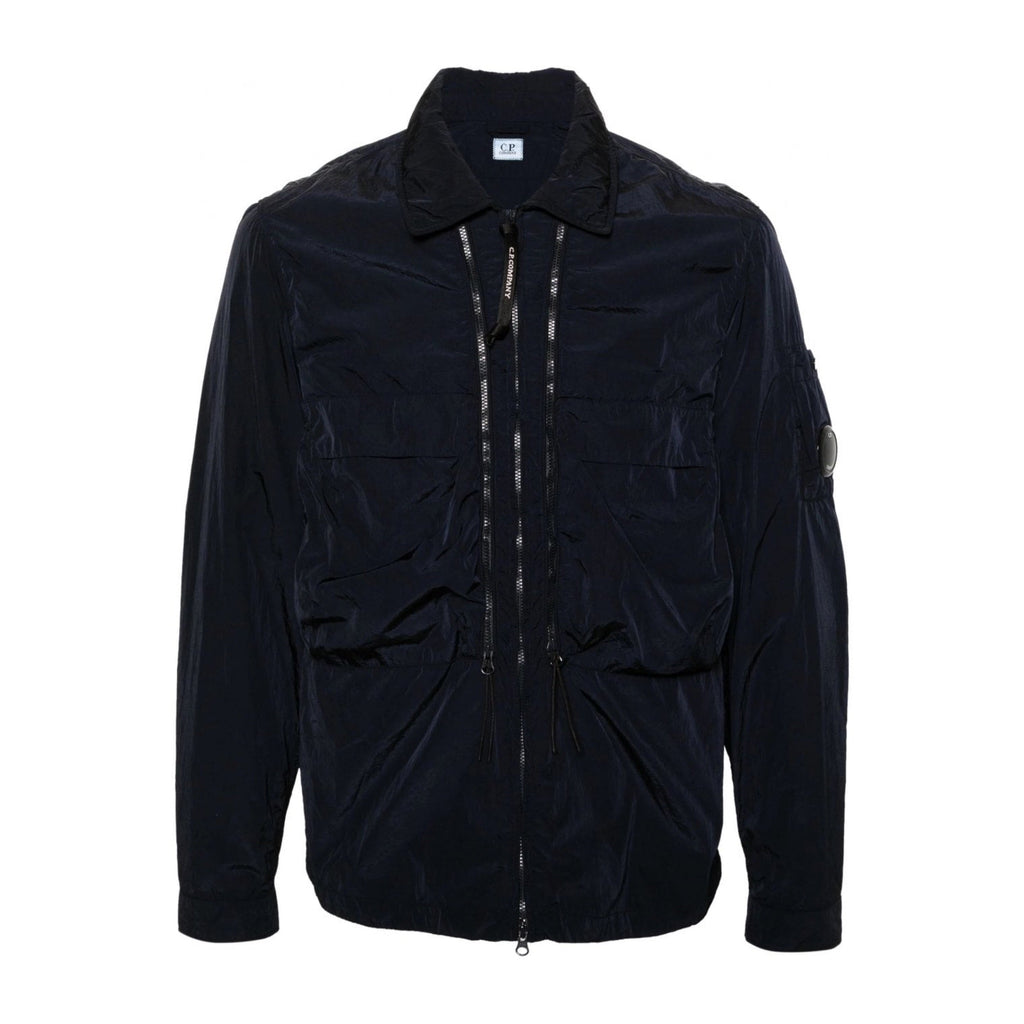 Cp Company Chrome-R Lens Overshirt in Navy