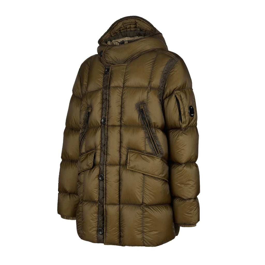 Cp Company D.D Shell Down Parka In Butternut Brown