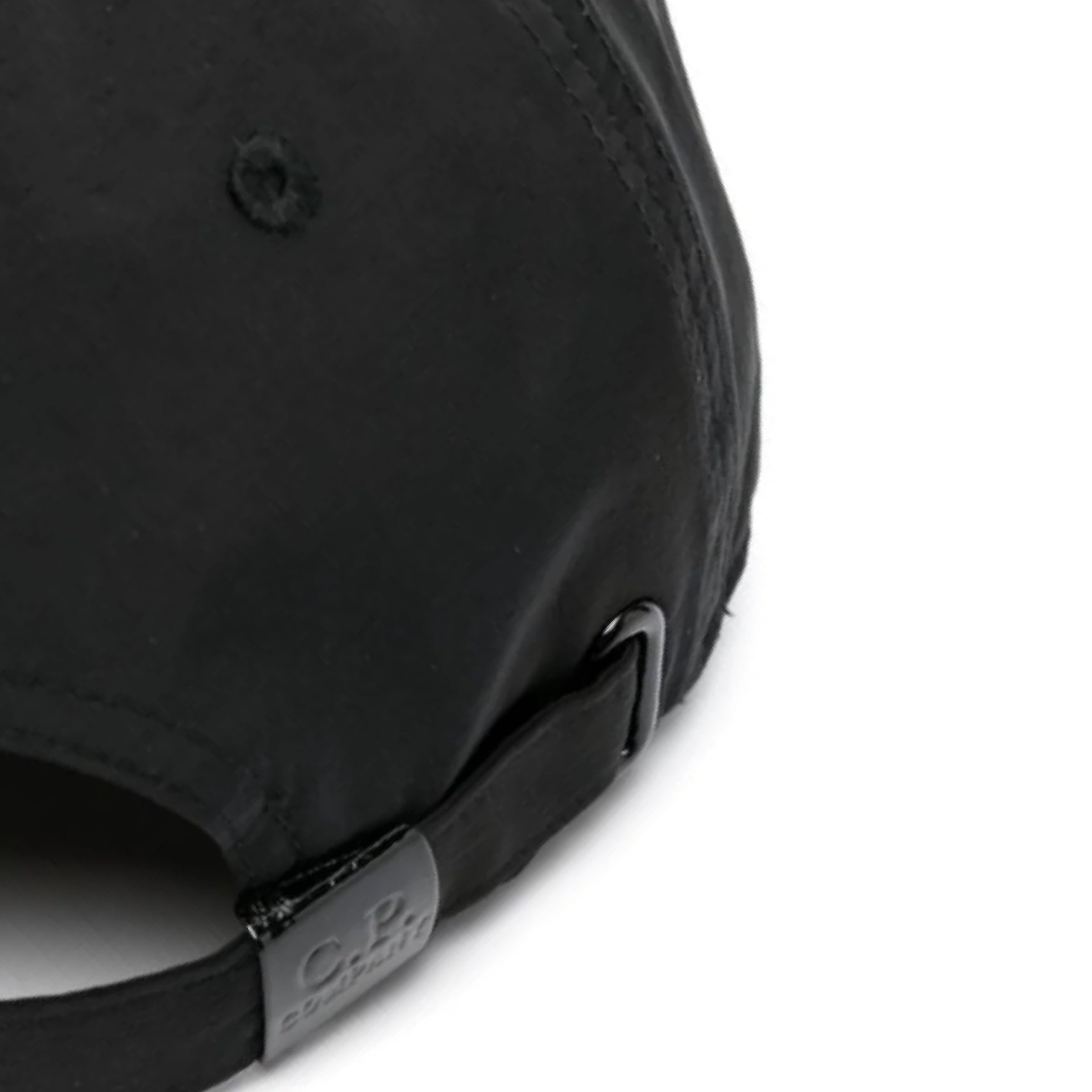 Cp Company Chrome-R Logo Baseball Cap in Black