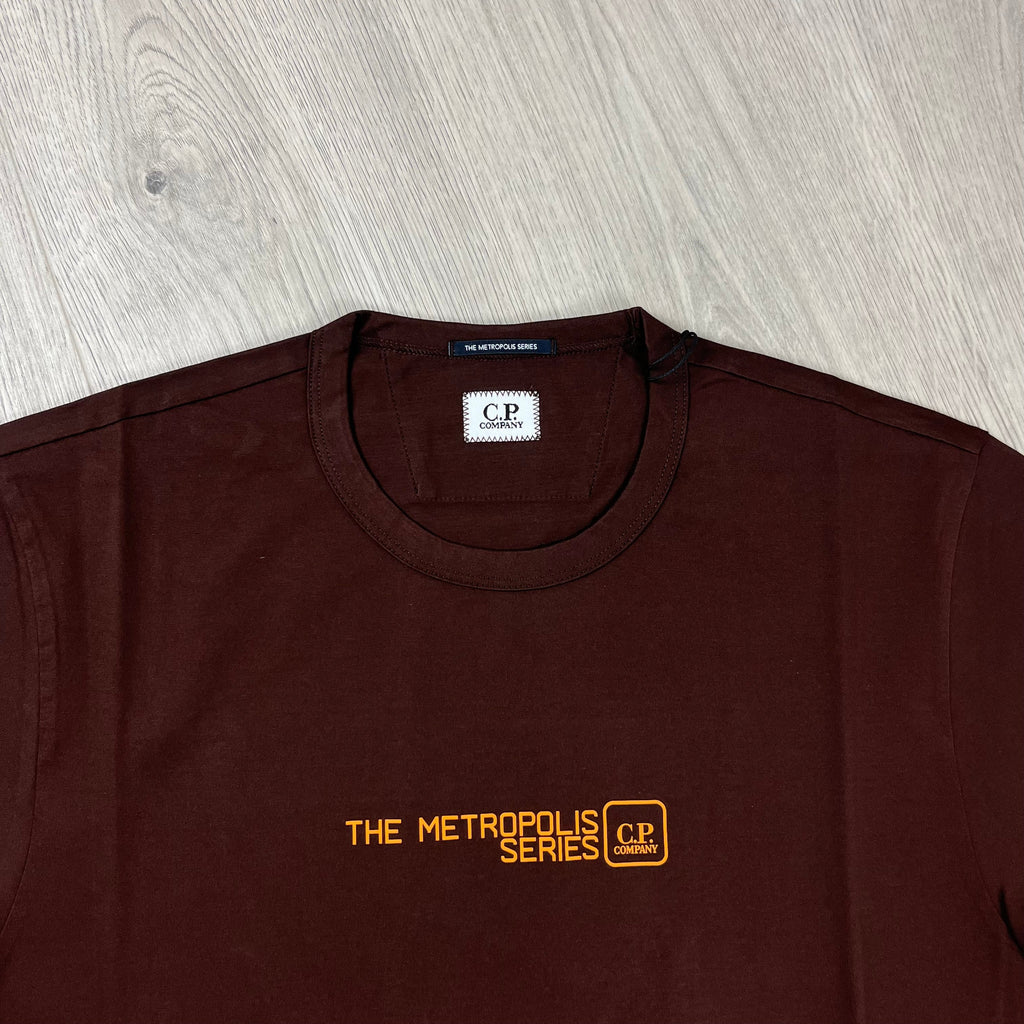 CP Company Metropolis T-Shirt - Rum Raisin