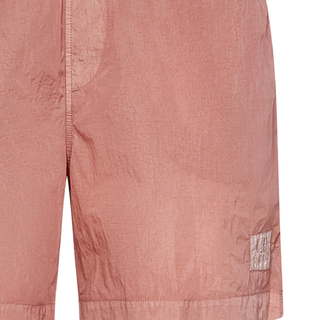 Cp Company Eco-Chrome R Stitch Logo Swim Shorts Pale Mauve