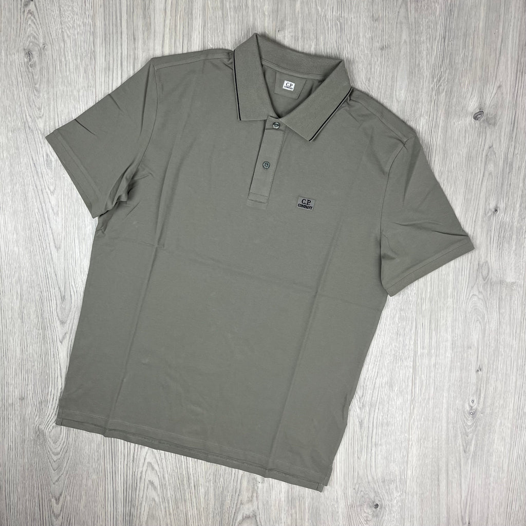 CP Company Piquet Polo Shirt - Fallen Rock