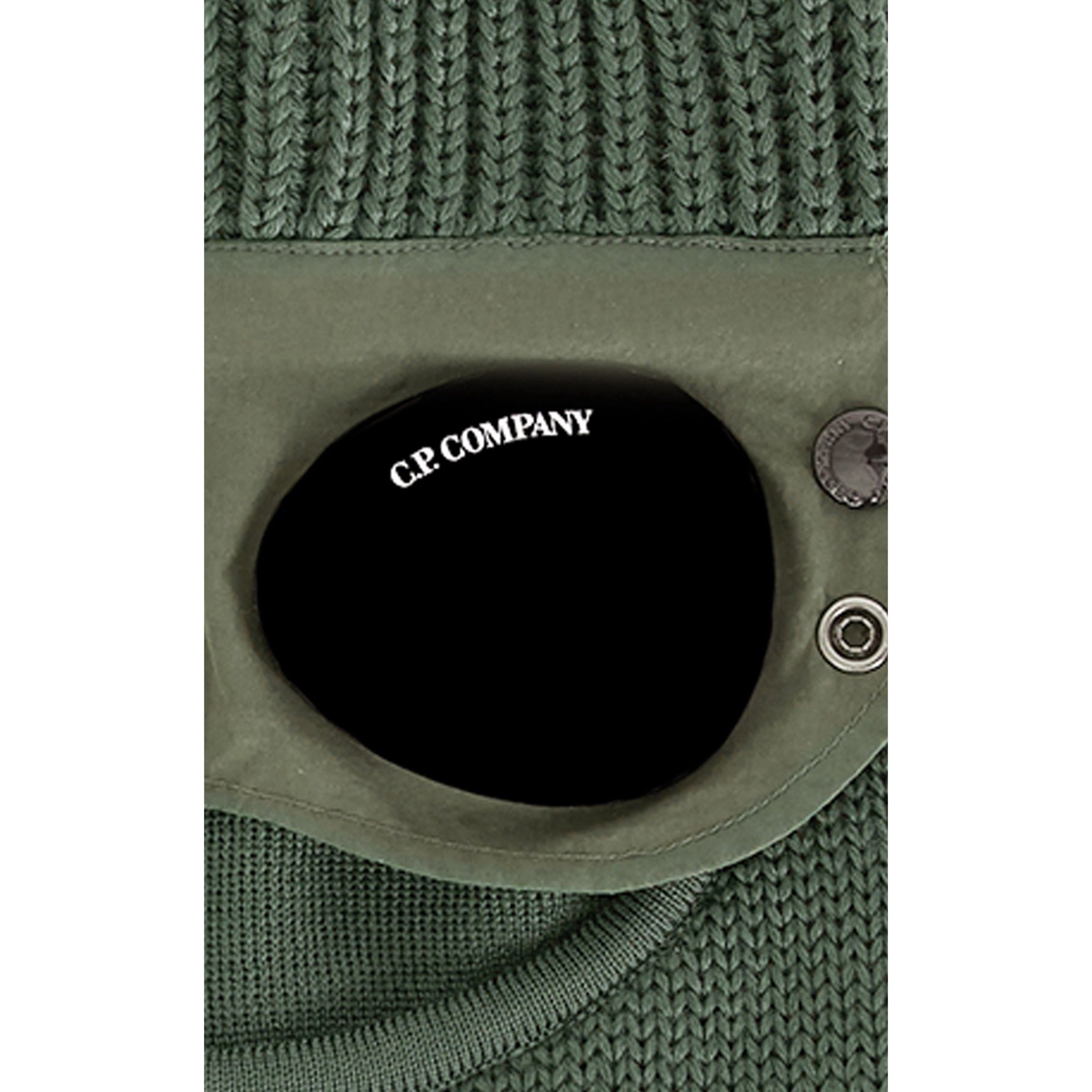 Cp Company Goggle Balaclava in Khaki