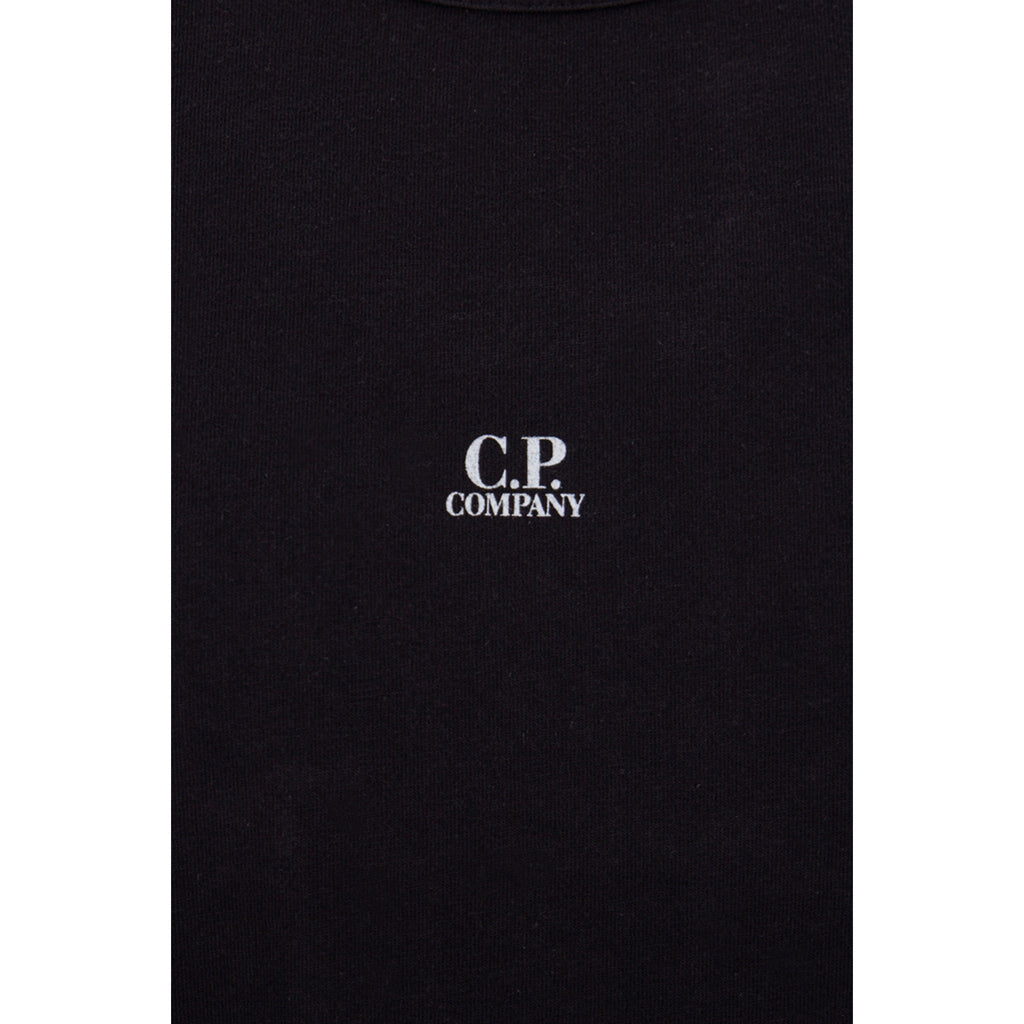 Cp Company Resist Dyed Small Logo T-Shirt In Black