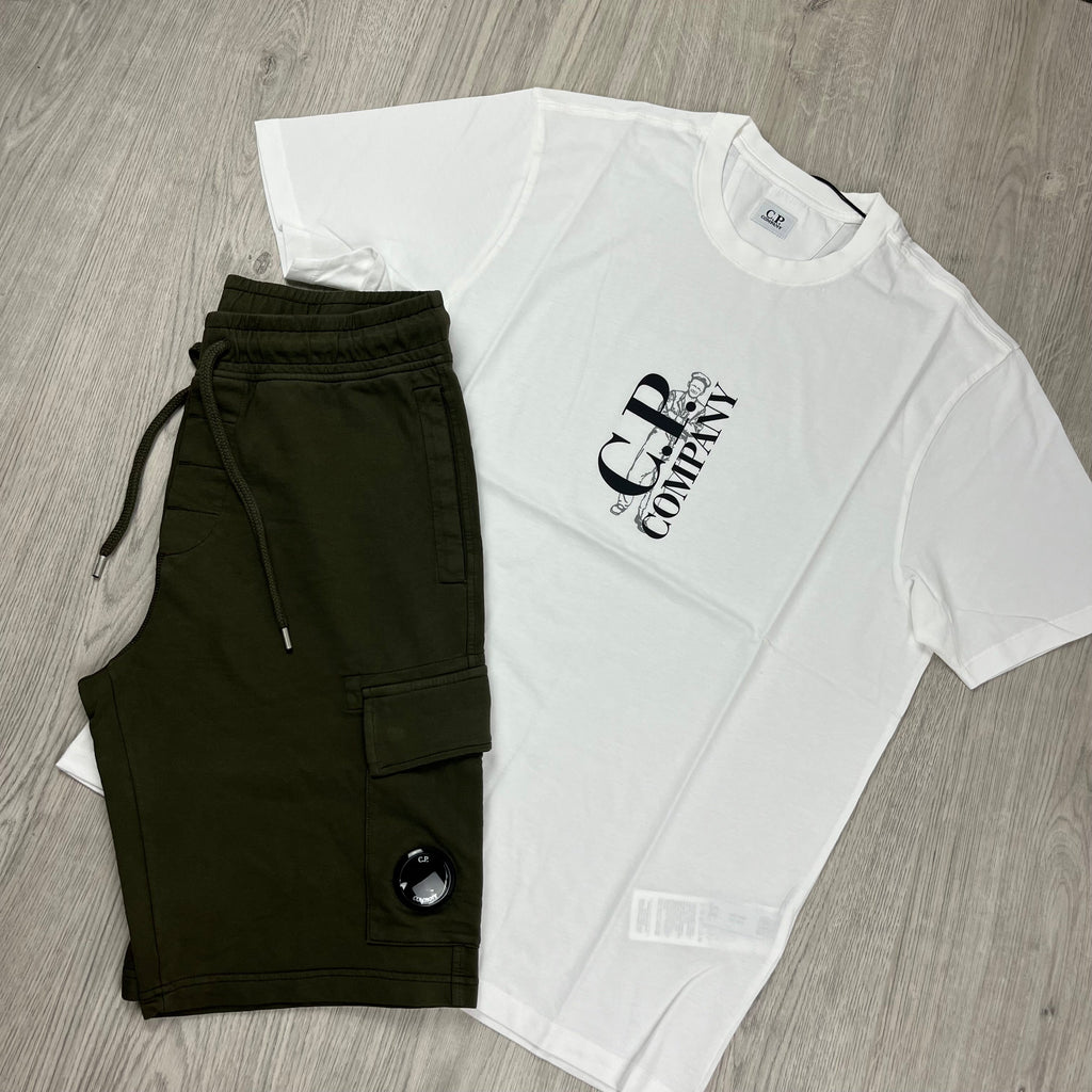 CP Company Set - White/Ivy