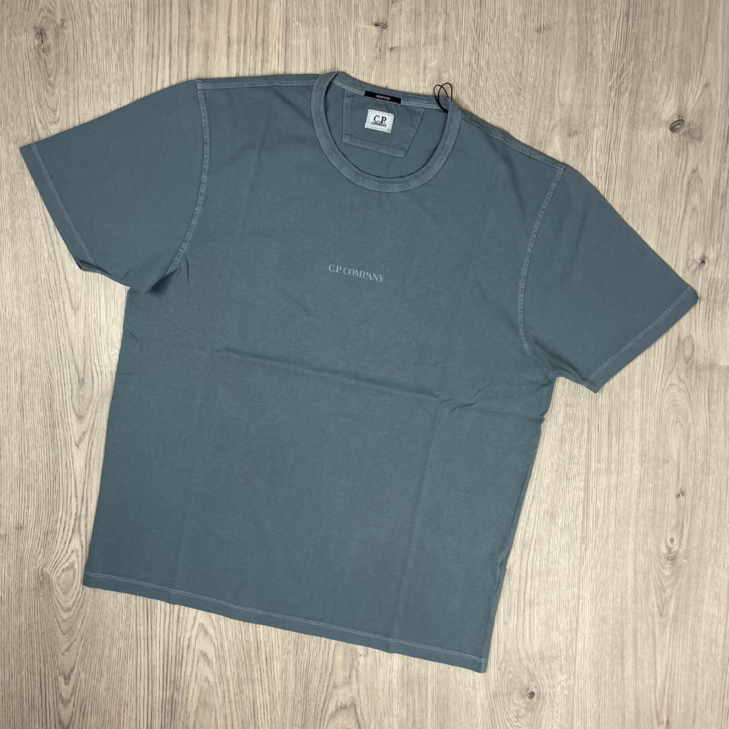 CP Company Printed T-Shirt - Stormy