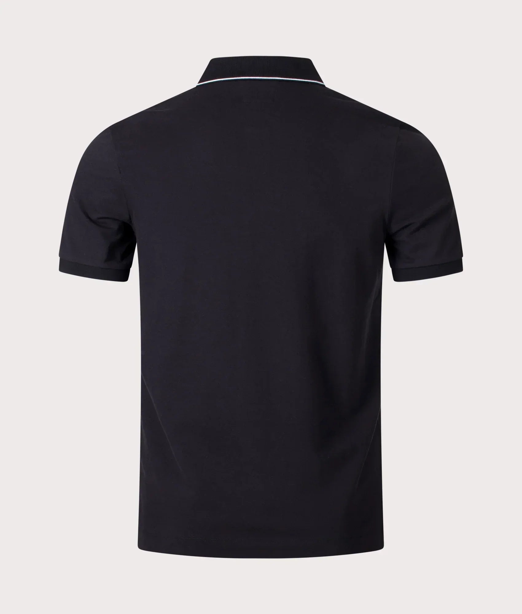 Cp Company 052A Stretch Piquet Slim Fit Polo Shirt in Black