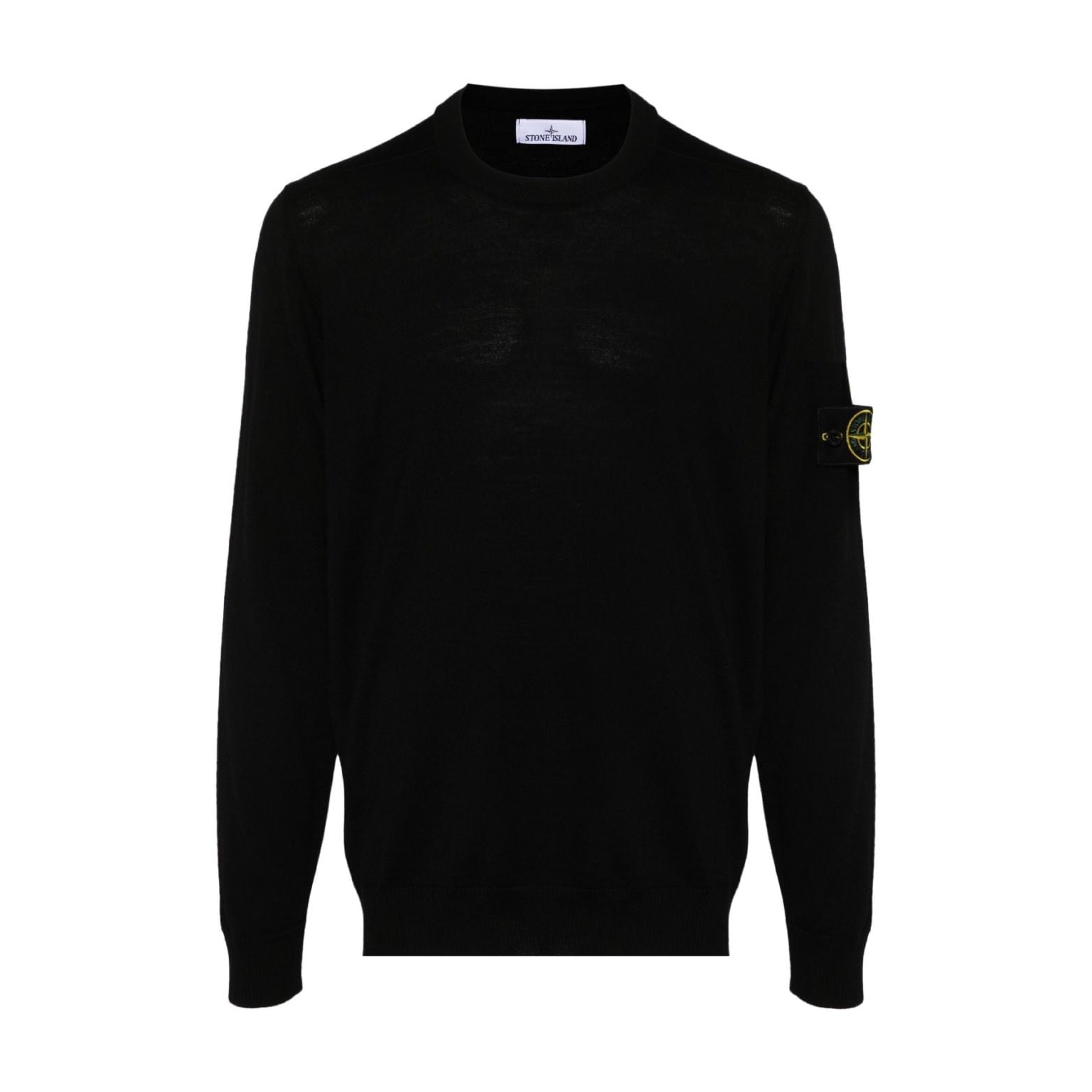 Stone Island Light Knit Sweatshirt 510C4 Black