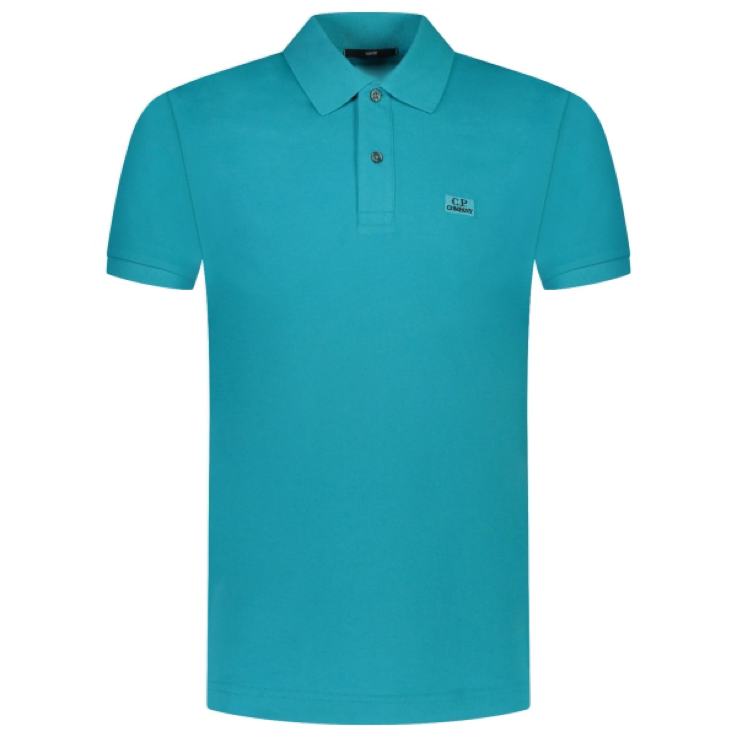 Cp Company Slim Fit Polo Shirt 098A Tile Blue