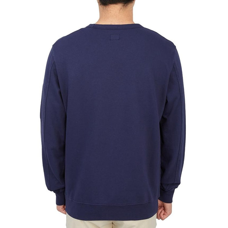 Cp Company Light Fleece Lens Sweatshirt in Medieval Blue