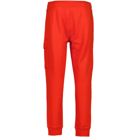 Cp Company Diagonal Raised Lens Joggers in Fiery Red