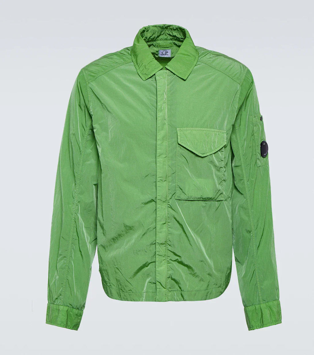 Cp Company Chrome-R Overshirt In Green