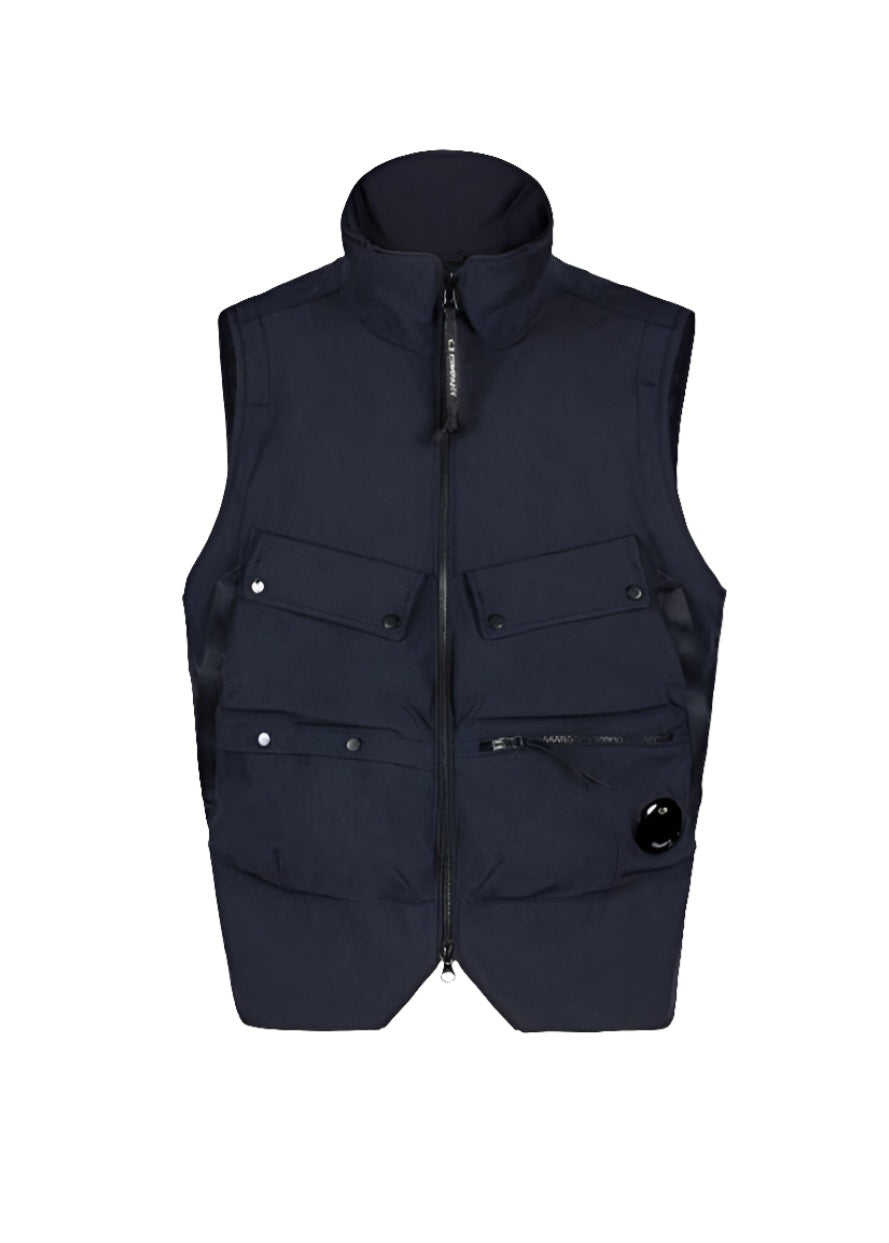 Cp Company Shell-R Lens Gilet Navy