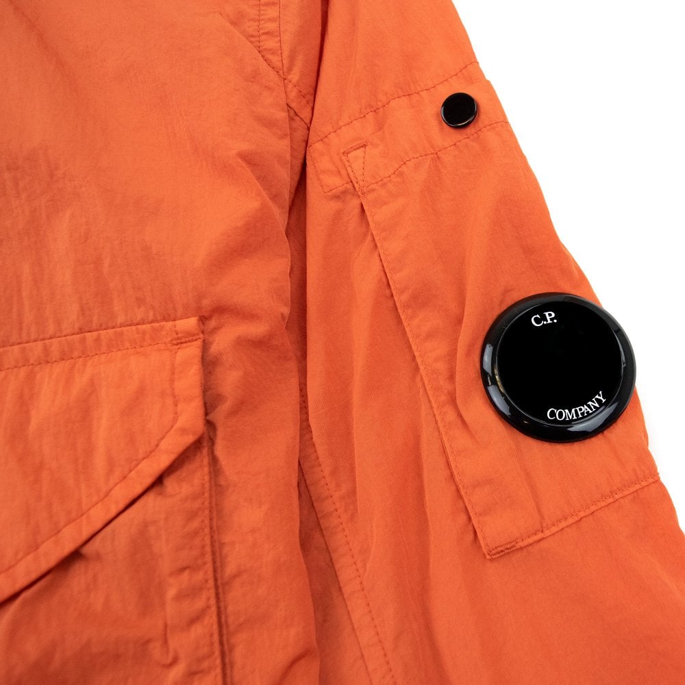 Cp Company Chrome-R Overshirt In Harvest Pumpkin