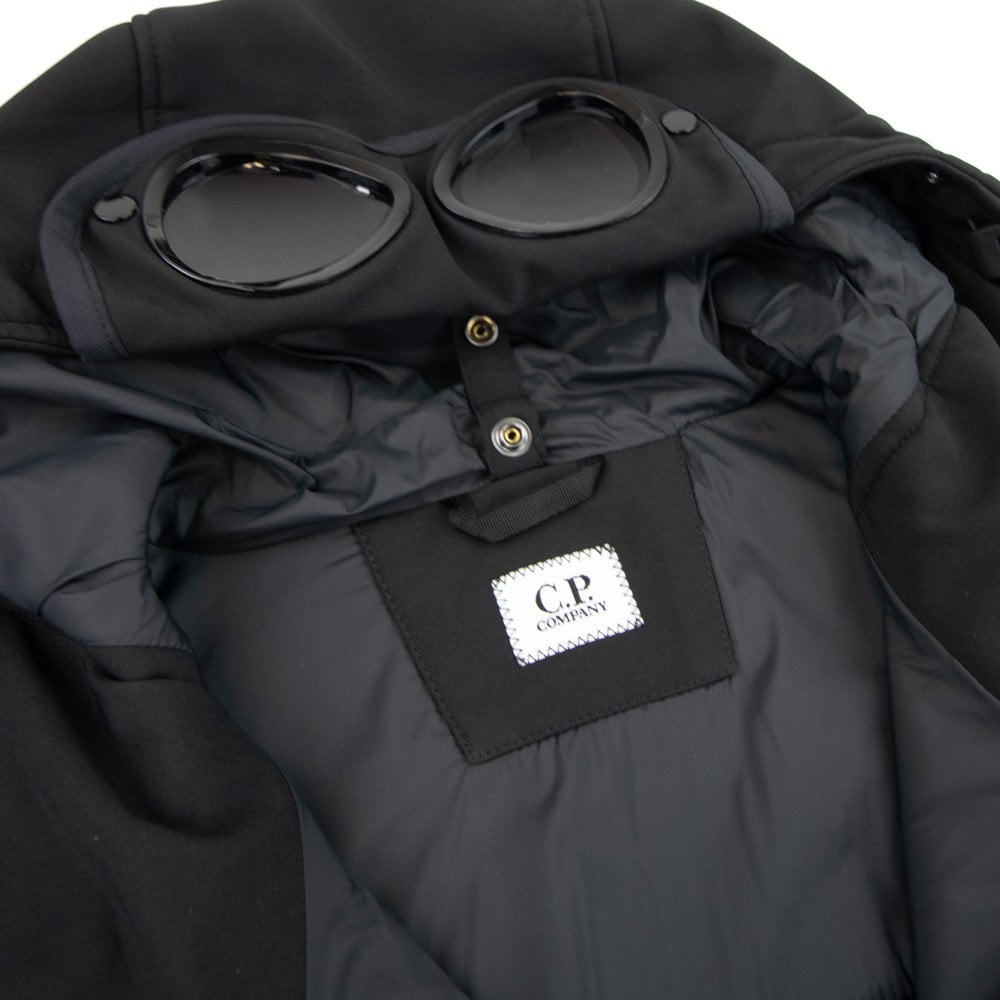 Cp Company Shell-R A/W Goggle Jacket In Black