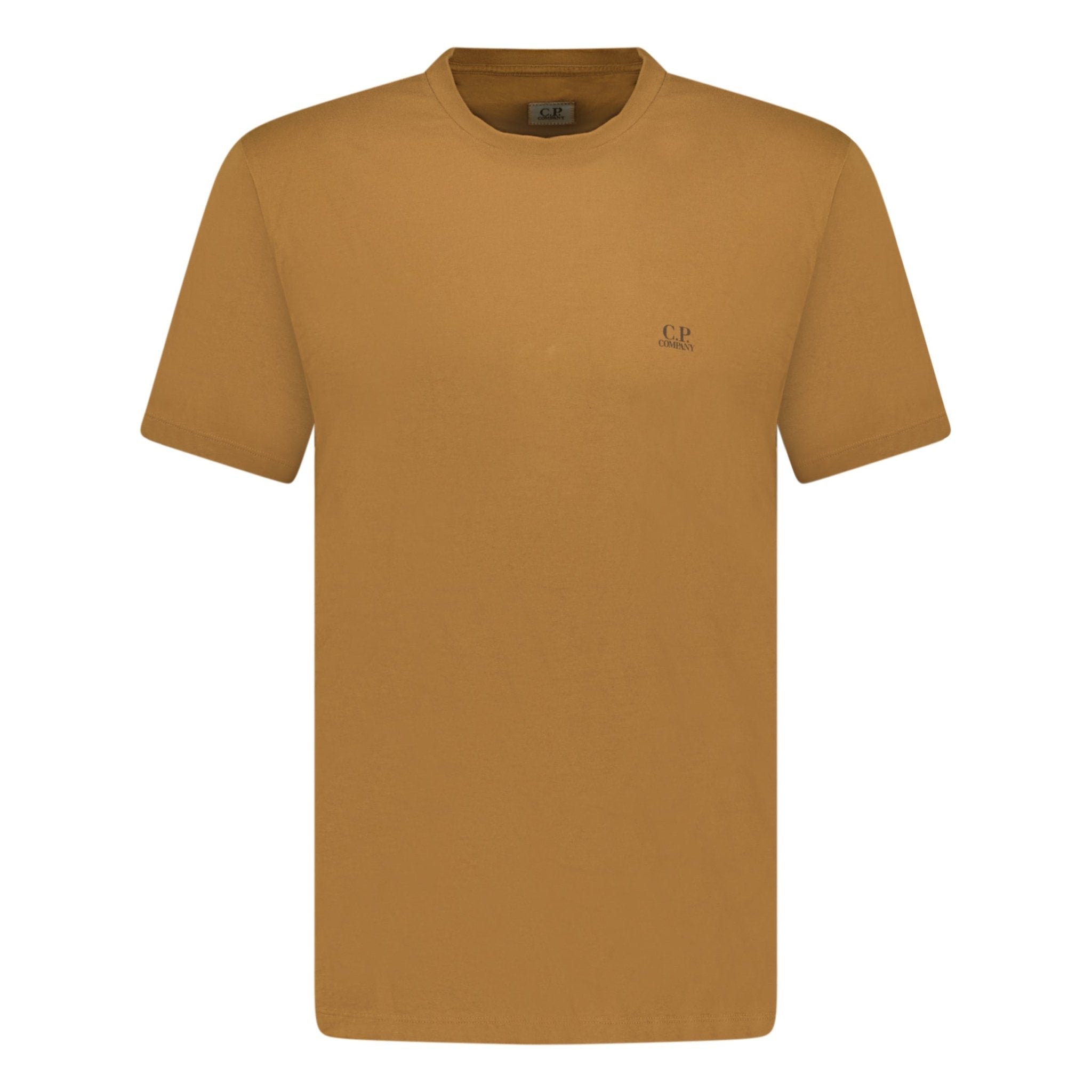 CP Company Goggle Print Crew T-Shirt Brown