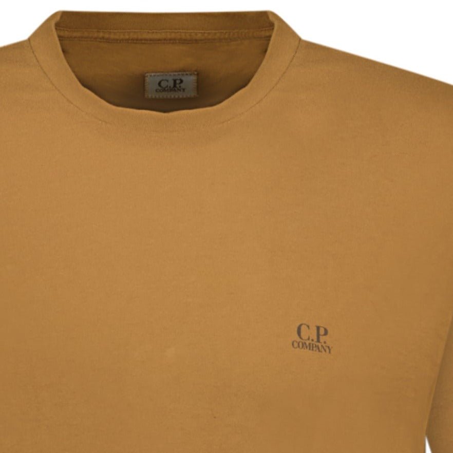 CP Company Goggle Print Crew T-Shirt Brown