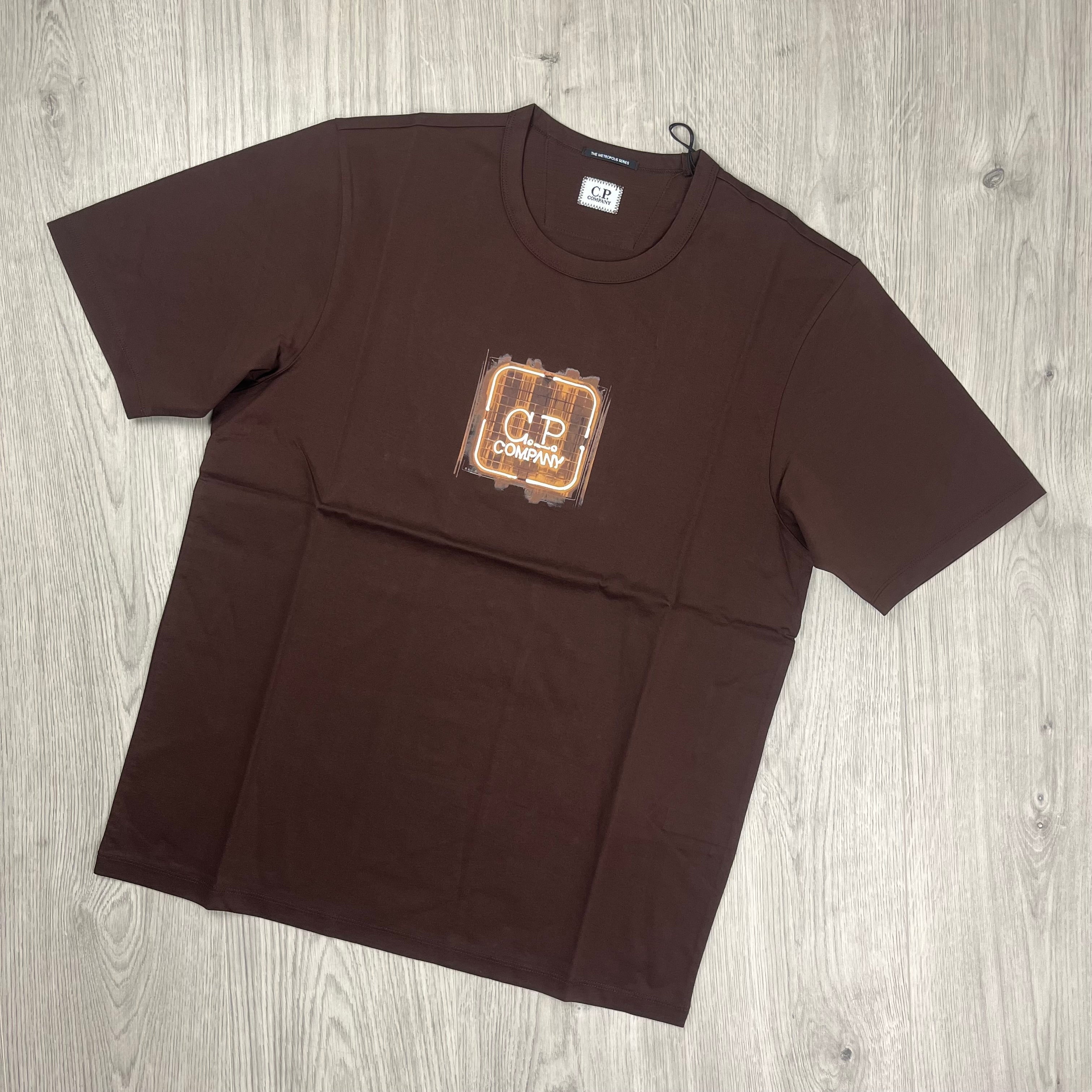 CP Company Metropolis T-Shirt - Rum Raisin
