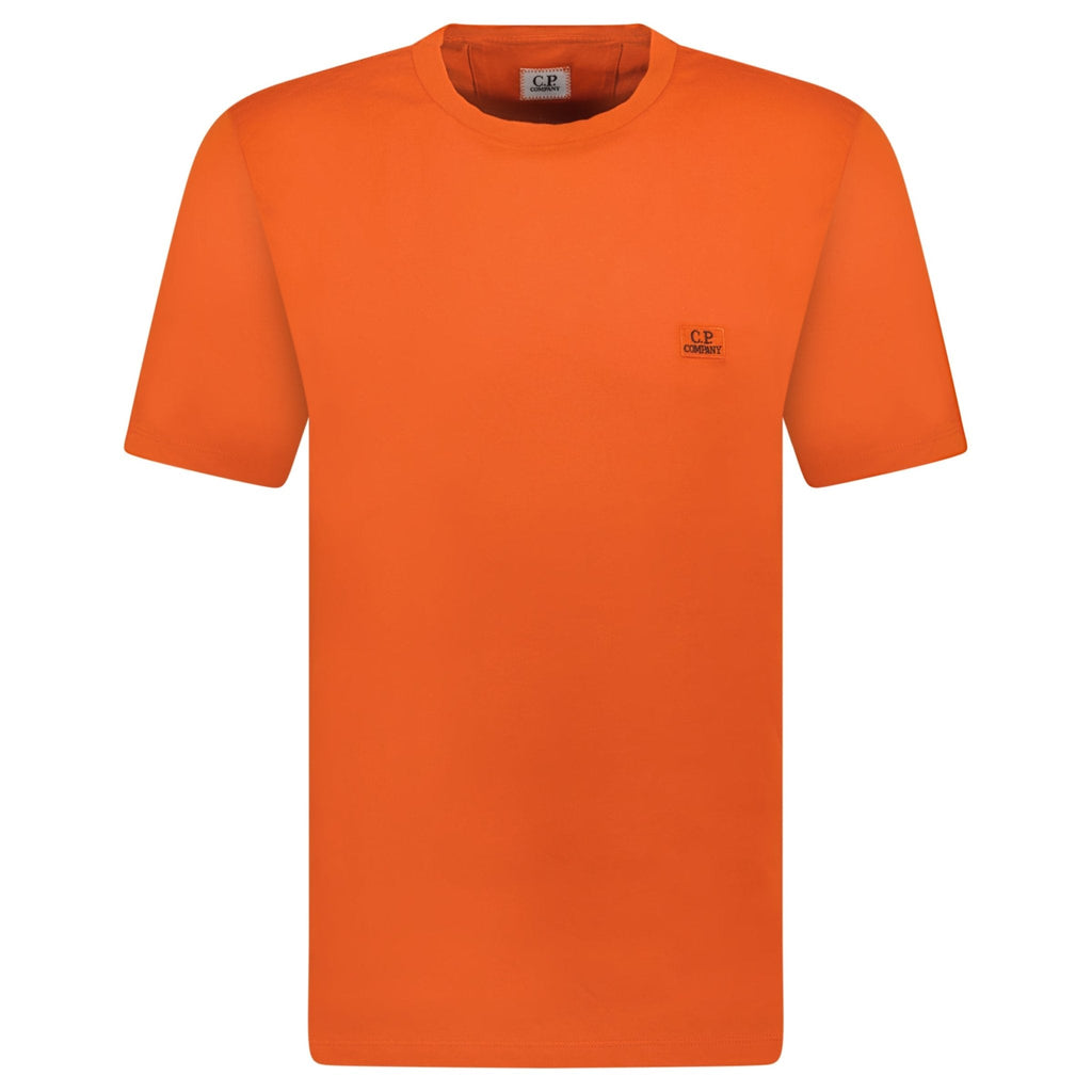 CP Company Patch Logo T-Shirt Orange