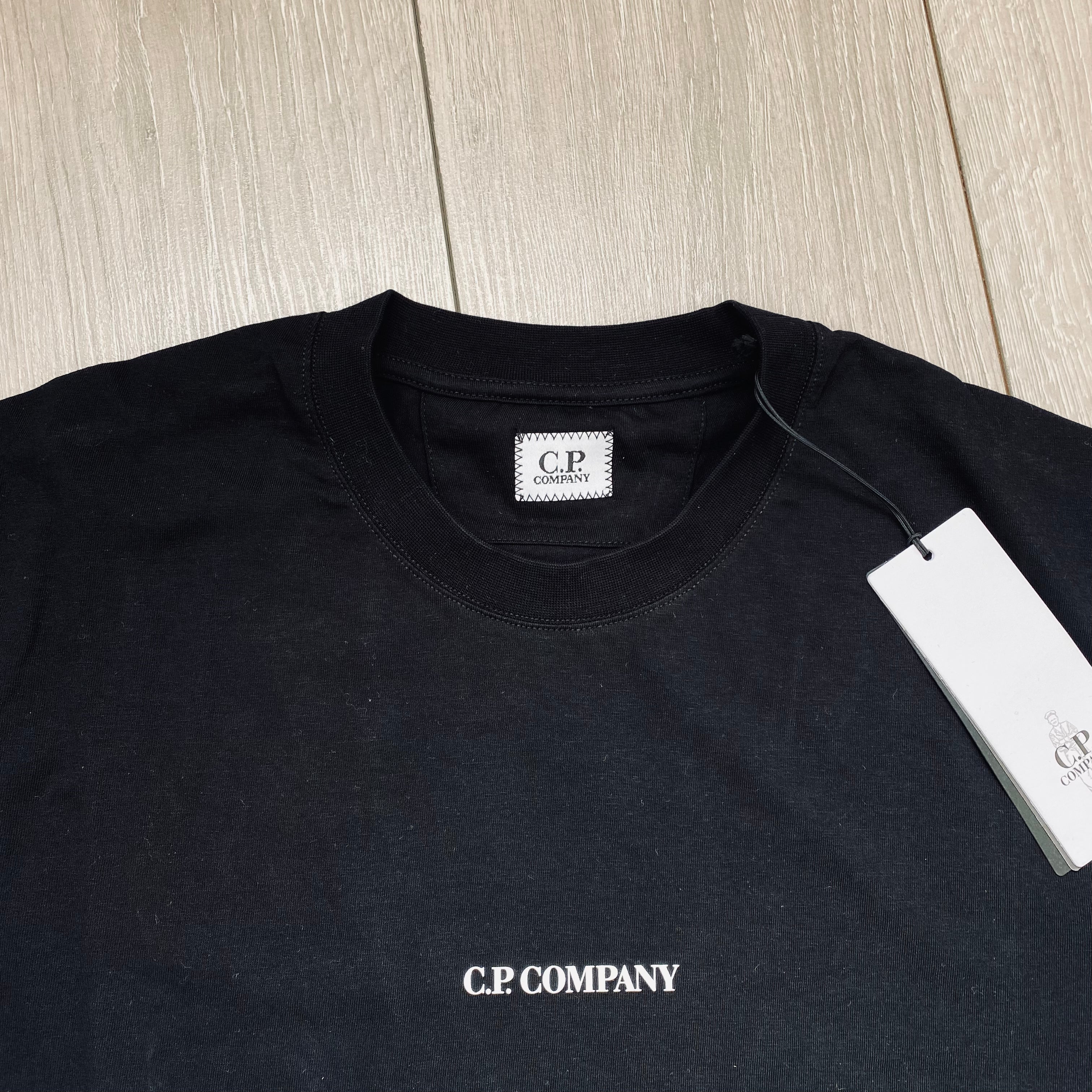 CP Company Printed T-Shirt - Black