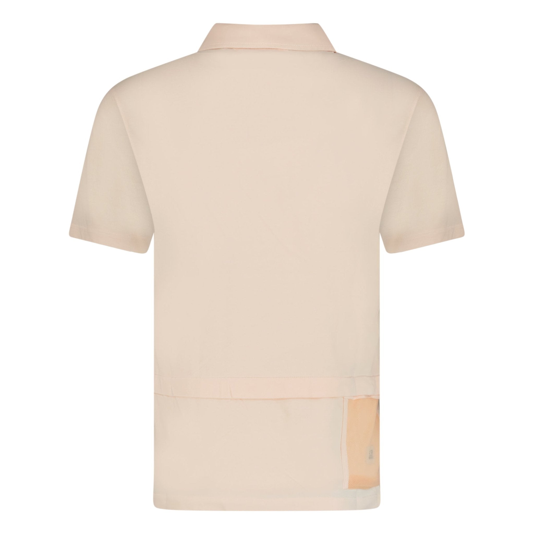 CP Company Tacting Piquet Zip Polo-Shirt Pink