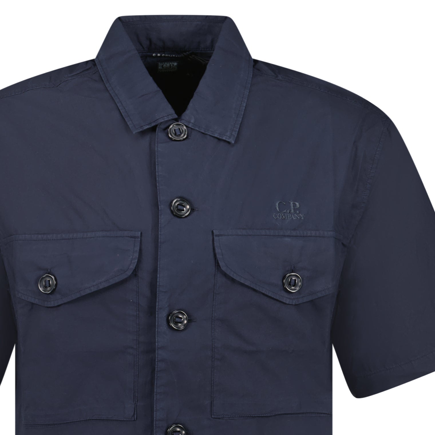 CP Company Total Eclipse Popeline Boxy Short Sleeve Shirt
