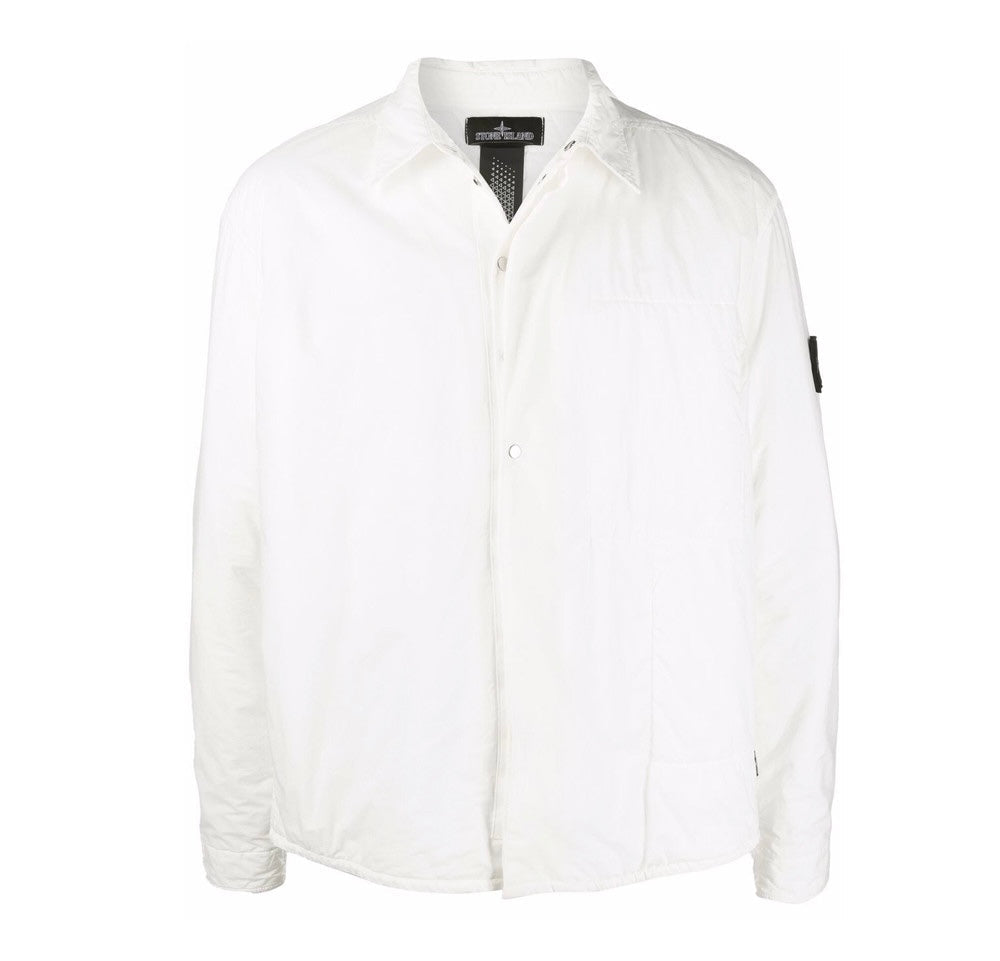 Stone Island Shadow Project Chapter 1 Padded Overshirt in White