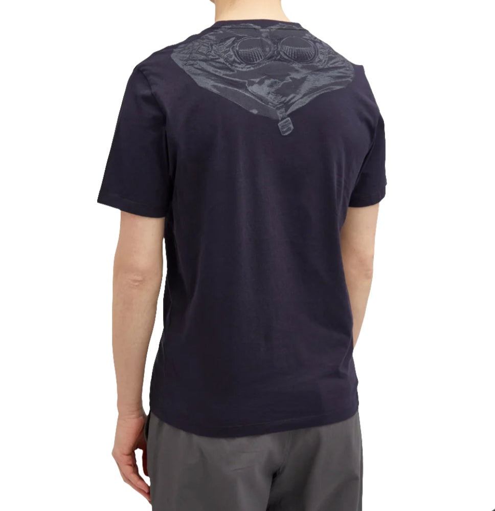 Cp Company Goggle T-Shirt In Navy