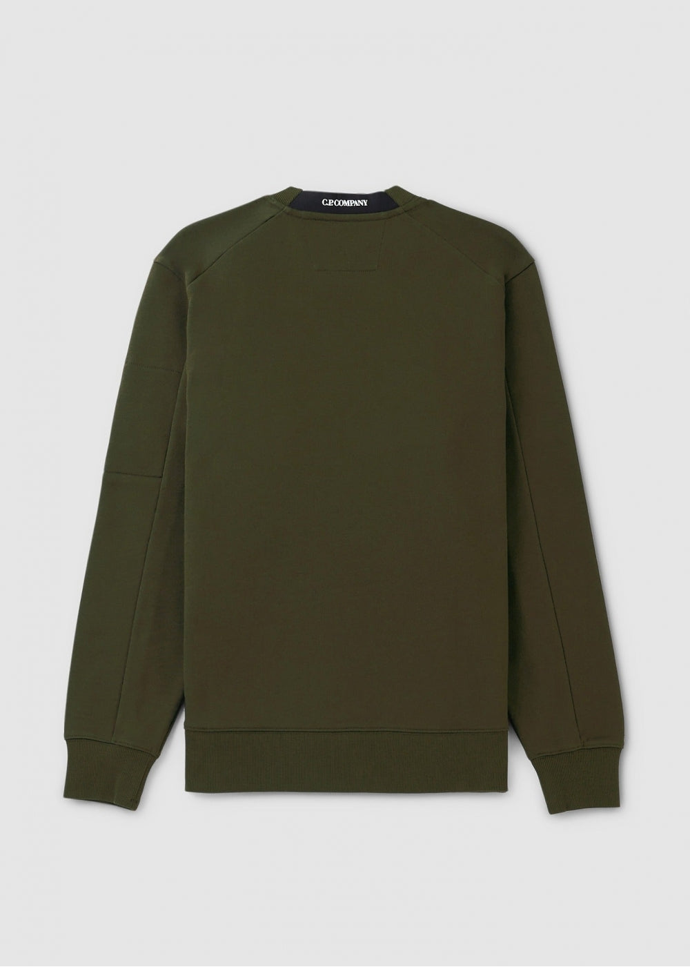 Cp Company Diagonal Raised Cotton Lens Sweatshirt in Ivy Green
